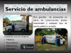 Servicios de ambulancias, atención con materiales peligrosos, capacitaciones y mas.