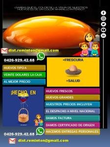 Vendemos Huevos tipo A y Leche La Campiña al mayor