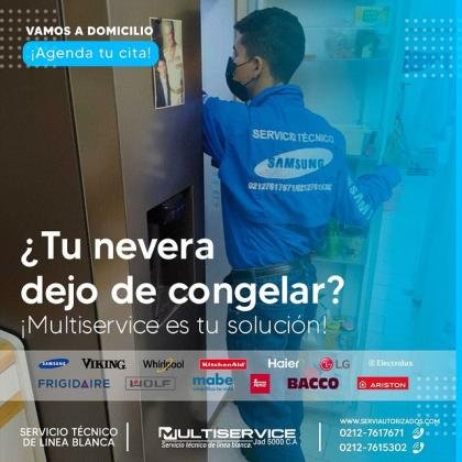 Reparar Nevera que No Congela a Domicilio en Caracas