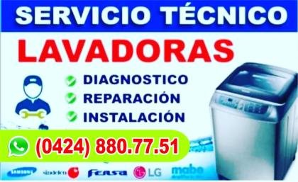 Servicio técnico en Lavadoras y Secadoras a domicilio