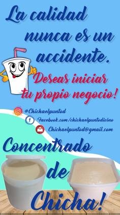 Venta de Concentrado de Chicha