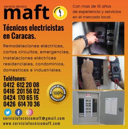 Técnico electricista en Caracas