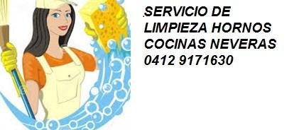 SERVICIO DE LIMPIEZA HORNOS COCINAS NEVERAS